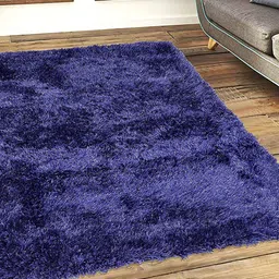 Saral Home Blue Solid Modern Carpet-image-19