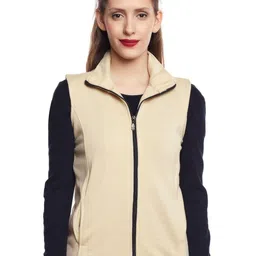 BAESD Mock Collar Lightweight Tailored Jacket With Zip Detail-17