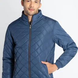 Status Quo Mock Collar Quilted Jacket-picture-0