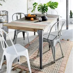 Art Avenue White & Black Ethnic Motif Printed Cotton Carpet-22