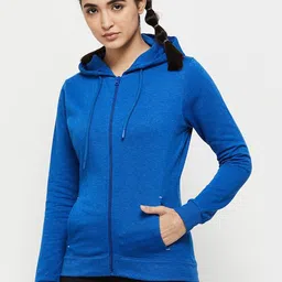 JUNEBERRY Hooded Fleece Sporty Jacket-picture-6