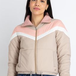 Status Quo Colourblocked Crop Padded Jacket-picture-54