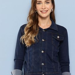 The Roadster Lifestyle Co Spread Collar Long Sleeve Party Wear Jacket-13