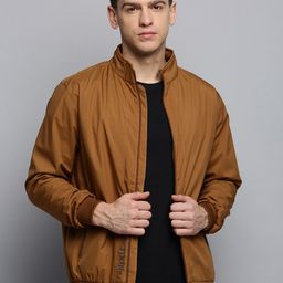 SHOWOFF Men Water Resistant Bomber Jacket-image-11