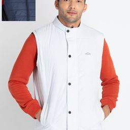Status Quo Mock Collar Reversible Quilted Jacket-picture-4