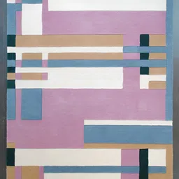 Art Avenue Pink Geometric Anti-Skid Woollen Carpet-image-35