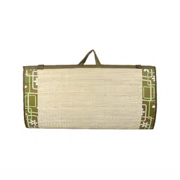 KALA DARSHAN CRAFTS BAZAR Green Foldable Soft Thickness Carpet-26