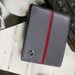 KOFFY Men Abstract Textured Leather Two Fold Wallet-42