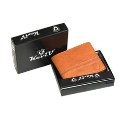 Keviv Men Leather Two Fold Wallet-image-6