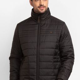 SPYKAR Men Puffer Long Sleeves Jacket-image-4