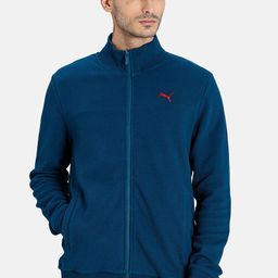 Puma Men Blue Outdoor Reversible Bomber Track Jacket-image-98
