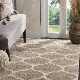 IMRA CARPET Grey Floral Handmade Woollen Carpet-picture-33