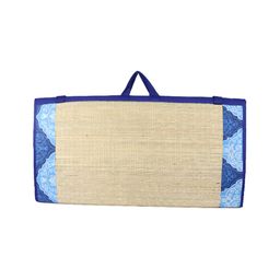KALA DARSHAN CRAFTS BAZAR Blue Foldable Korai Grass Carpet-15