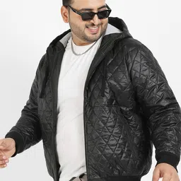 Instafab Plus Hooded Quilted Jacket-47