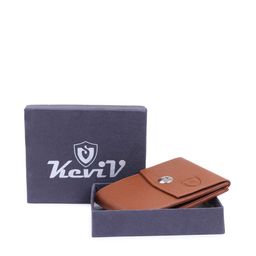 Keviv Men Tan Artificial Leather Two Fold Wallet-image-54
