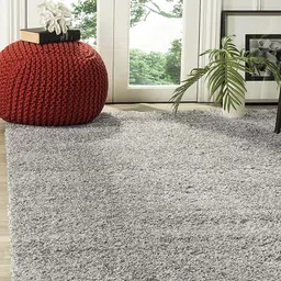 AaHo Decor Grey Anti-Skid Shaggy Woolen Runner-image-104