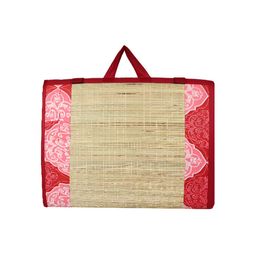 KALA DARSHAN CRAFTS BAZAR Maroon Foldable Soft Thickness Carpet-image-90
