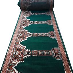 F & B RUGS Green Ethnic Motifs Anti-Skid Carpet-image-56