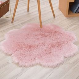 Cottonfry Pink Anti-Skid Vintage Carpet-58