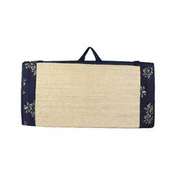 KALA DARSHAN CRAFTS BAZAR Blue Foldable Korai Grass Carpet-image-37