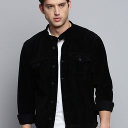 SHOWOFF Mandarin Collar Open Front Jacket-image-51