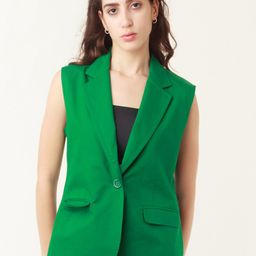 Zink London Single-Breasted Sleeveless Blazer-picture-3