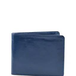 The Roadster Lifestyle Co. Men Blue Textured Formal Two Fold Wallet-39