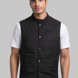 Raymond Men Solid Sleeveless Padded Jacket-picture-37