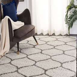 IMRA CARPET Grey Floral Handmade Woollen Carpet-picture-35