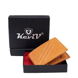 Keviv Men Striped Leather Two Fold Wallet-image-15