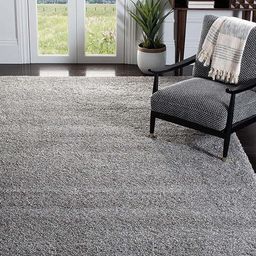 AaHo Decor Silver-Toned Woolen Anti-Skid Rectangular Floor Mat-image-19