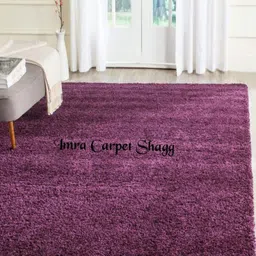 IMRA CARPET Purple Solid Handmade Polypropylene Carpet-picture-40