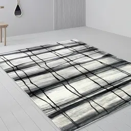 Sapana Carpet-Mats Off White Abstract Anti-Skid Polyester Carpet-picture-40