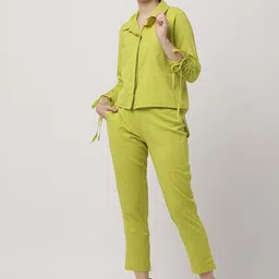 BLACK & BLAH BLAH Relaxed Fit Pure Cotton Top With Trousers-image-58