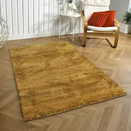 LUXEHOME INTERNATIONAL Brown Solid Anti-Skid Carpets-image-92