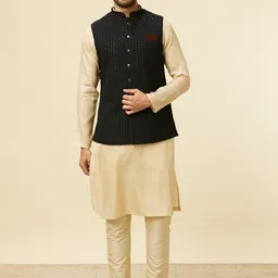 Manyavar Embellished Nehru Jacket-image-27