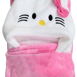 OyO Baby Pink & White Fleece Mild Winter Single Bed Blanket-image-79