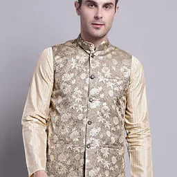Jompers Woven-Design Ethnic Motifs Nehru Jackets-picture-41