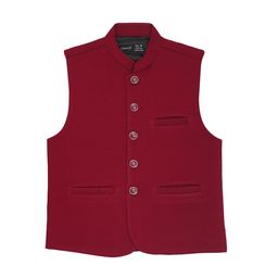 CAVIO Boys Mandarin Collar Pure Cotton Nehru Jacket-27