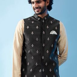 KISAH Men Embellished Nehru Jackets-57