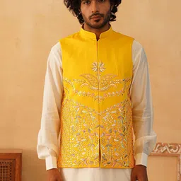 Jompers Embrooidered Nehru Jackets-31