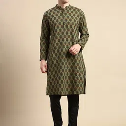 Amodh by Kisah Ethnic Motifs Printed Regular Kurta With Pyjamas-picture-39