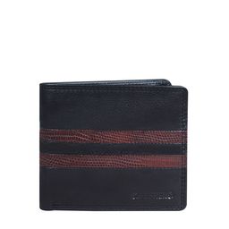 CALFNERO Men Black Leather Two Fold Wallet-image-92