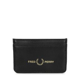 Fred Perry Men Textured Leather Card Holder-16