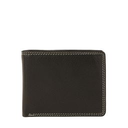Alvaro Castagnino Men Black Leather Two Fold Wallet-image-20