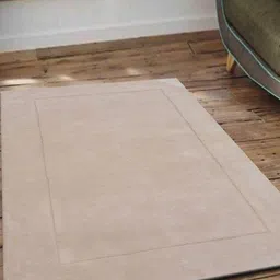 Safiya Carpet Beige Solid Hand-Tufted Woollen Carpets-image-10