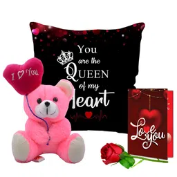 ME & YOU Red & Pink 4 Pcs Printed Home Gift Sets-image-105