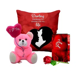 ME & YOU Red & Pink 4 Pieces Printed Home Gift Sets-8