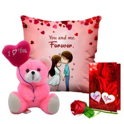 ME & YOU Red & Pink 4 Pieces Printed Home Gift Sets-9
