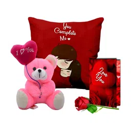 ME & YOU Red & Pink 4 Pcs Printed Home Gift Sets-image-95